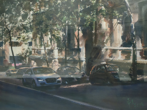 水彩画 装饰画 风景画