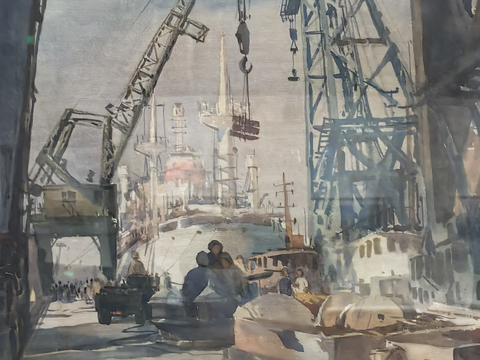 水彩画 装饰画 风景画