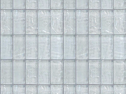 无缝白色透明玻璃砖