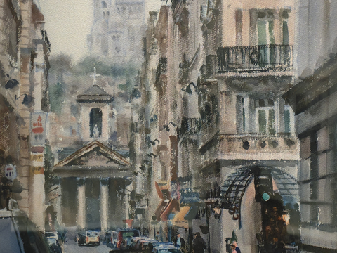 水彩画 装饰画 风景画