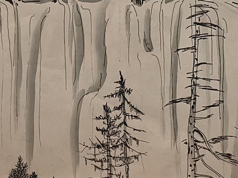 吴冠中绘画作品