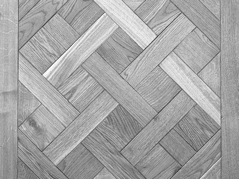 拼花木地板  柜板 木材 黑白凹凸