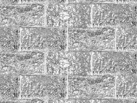 现代无缝水晶磨砂玻璃砖贴图