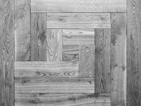 拼花木地板  柜板 木材 黑白凹凸