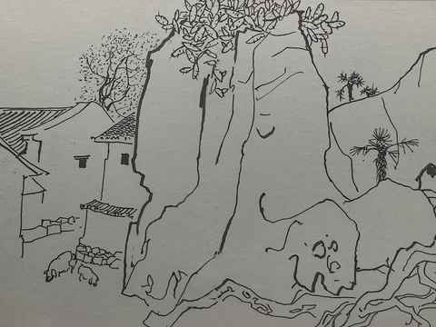 吴冠中绘画作品