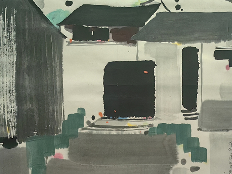 吴冠中绘画作品