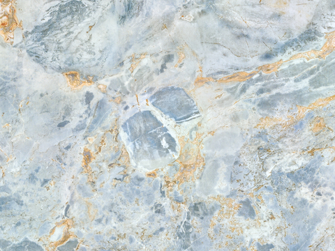 蓝色宝石大理石