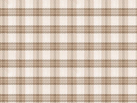 无缝米黄色格子布料