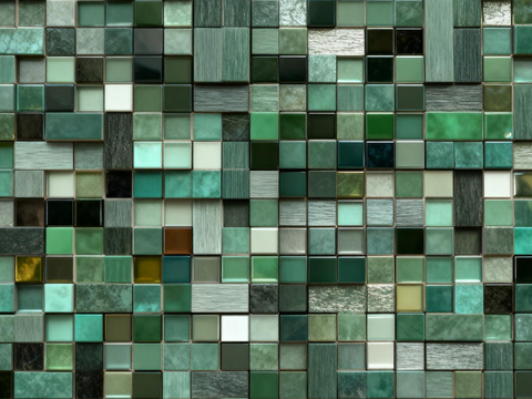 凹凸绿色马赛克 绿色马赛克