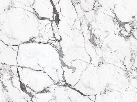 现代无缝白色大理石 鱼肚白大理石岩板