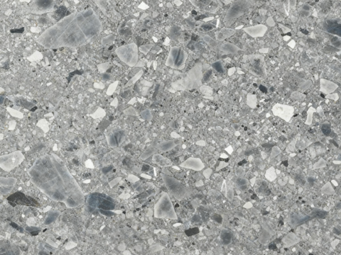 现代简约水磨石地面 网红款水磨石 浅灰色水磨石