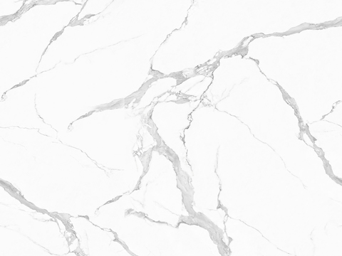 现代无缝鱼肚白大理石岩板