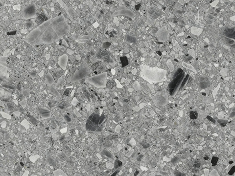 现代简约水磨石地面 网红款水磨石 浅灰色水磨石 商场地面砖