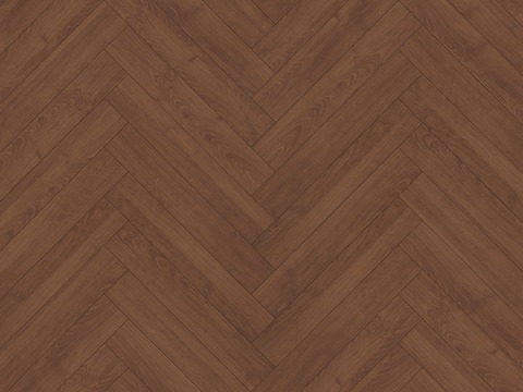棕色人字形木地板