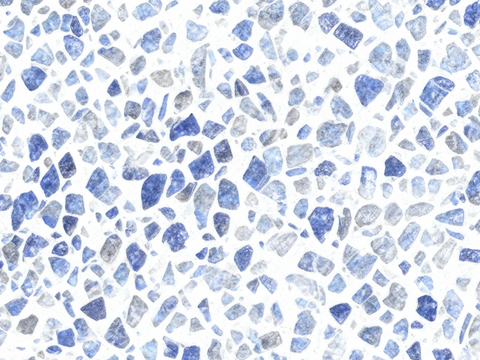 蓝色水磨石 蓝白水磨石 蓝色系水磨石 地中海风格水磨石