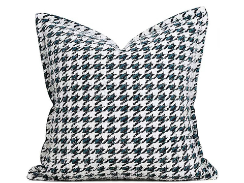 现代抱枕 枕头 印花抱枕 格纹抱枕