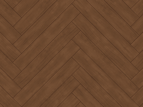 无缝胡桃木人字拼地板