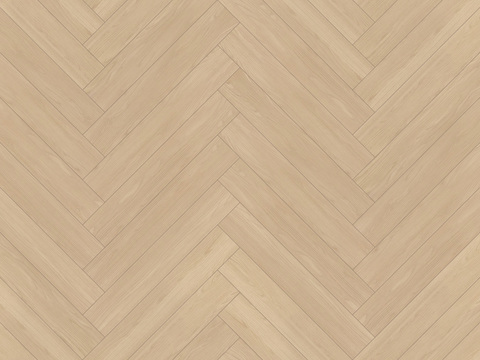 无缝原木色人字拼木地板