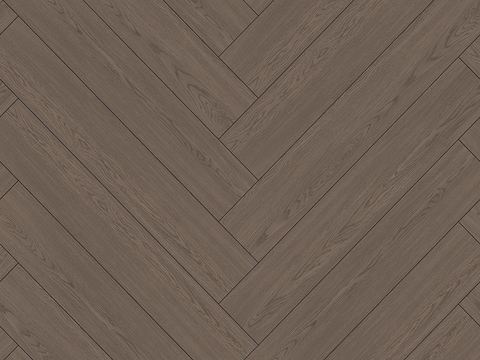 无缝灰咖色人字拼木地板