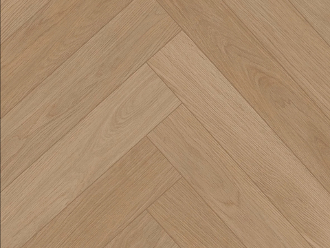 无缝奶油风人字拼木地板