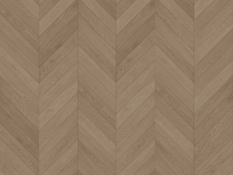 无缝原木灰鱼骨拼实木地板