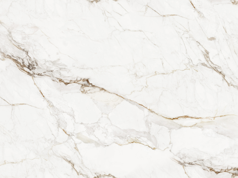 现代鱼肚金岩板白色无缝大理石