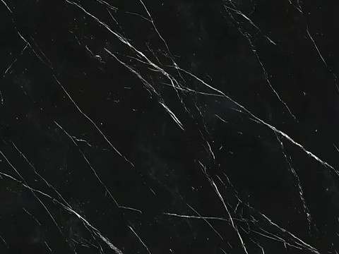 现代无缝黑色连纹黑白根大理石岩板