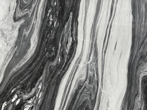 现代新中式泼墨山水大理石 黑色大理石 黑白大理石 深色大理石