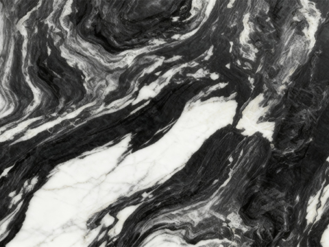 现代新中式泼墨山水大理石 黑色大理石 黑白大理石 深色大理石