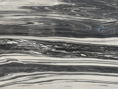 现代新中式泼墨山水大理石 黑色大理石 黑白大理石 深色大理石