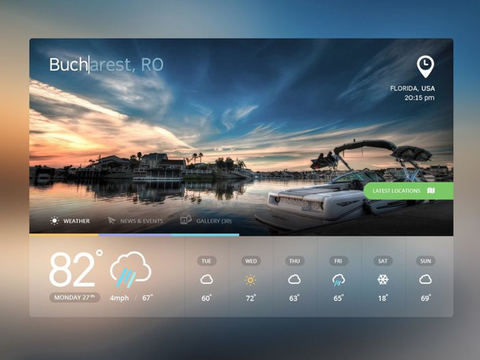 现代电子屏幕 电视投影屏幕贴图