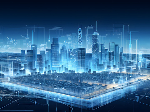  现代科技感屏幕 电子屏幕贴图 