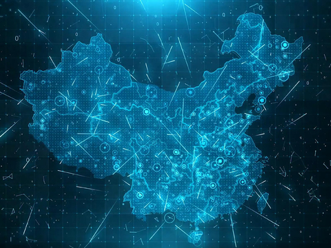 现代屏幕 科技地图电子屏幕贴图