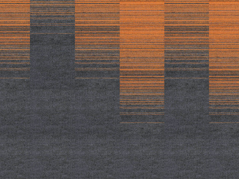 无缝黄灰渐变线条块毯