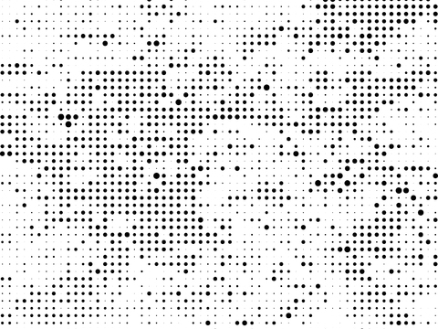 黑白圆形渐变凹凸穿孔铝板贴图