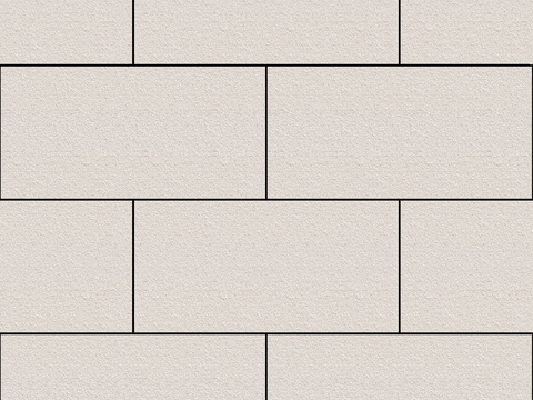 现代无缝工字拼米黄色真石漆 外墙漆贴图