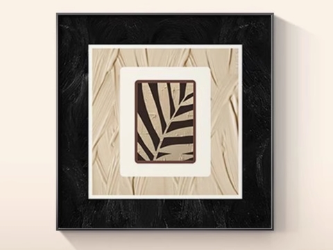 现代简约中古风装饰画