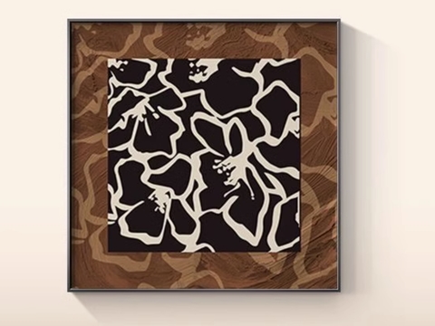 现代简约中古风装饰画