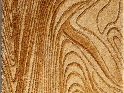 诧寂风藤编织地毯 禅风编织地毯 米黄色地毯 度假休闲风地毯