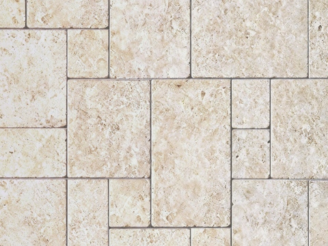 诧寂风莱姆石 无缝 米黄色莱姆石 罗马拼古堡砖 米黄仿古砖