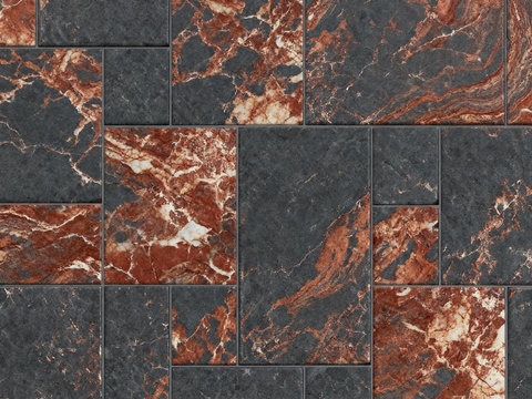 侘寂古堡砖 无缝 黑色做旧仿古砖 黑色复古砖 工业风做旧黑砖