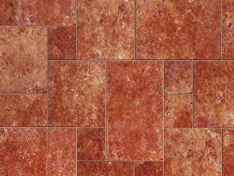 橙色古堡砖 红橙色瓷砖 红色复古砖 红砖拼花