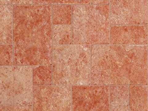 橙色古堡砖 红橙色瓷砖 红色复古砖 红砖拼花