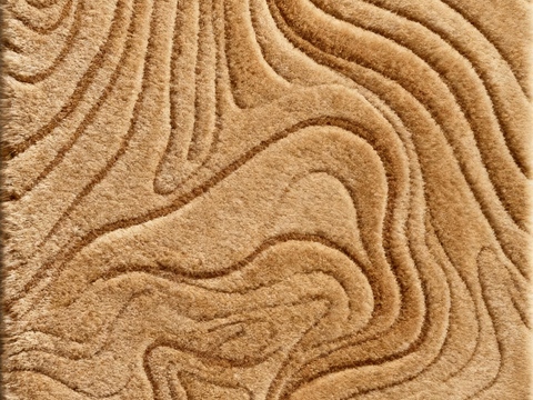 诧寂风藤编织地毯 禅风编织地毯 米黄色地毯 度假休闲风地毯