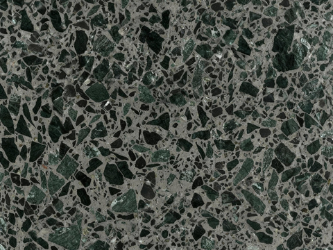 黑色水磨石 绿色系水磨石 深灰色系水磨石 灰底绿色水磨石