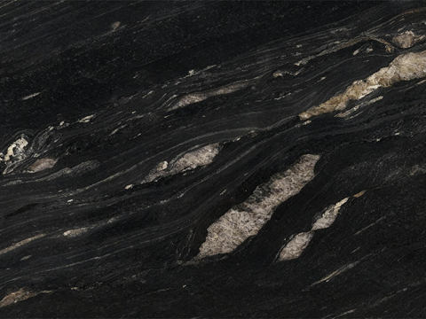 黑金大理石瓷砖岩板 黑白大理石 黑金山水大理石