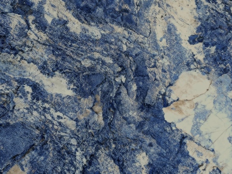 玻利维亚蓝奢石 蓝宝石大理石 蓝色大理石瓷砖岩板