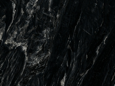 黑色大理石瓷砖岩板 黑白大理石 黑色山水大理石