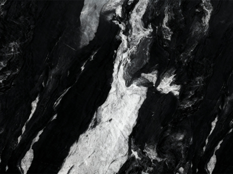 黑色大理石瓷砖岩板 黑白大理石 黑色山水大理石