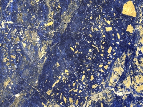 玻利维亚蓝奢石 蓝宝石大理石 蓝色大理石瓷砖岩板